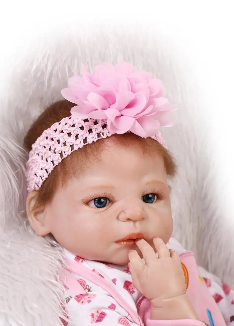 Lėlės, žaislai mergaitėms gimtadienio dovana būti reborn Lėles realus Gražus mėlynas akis Kūdikis reborn silikono lėlės naujausias produktas lol