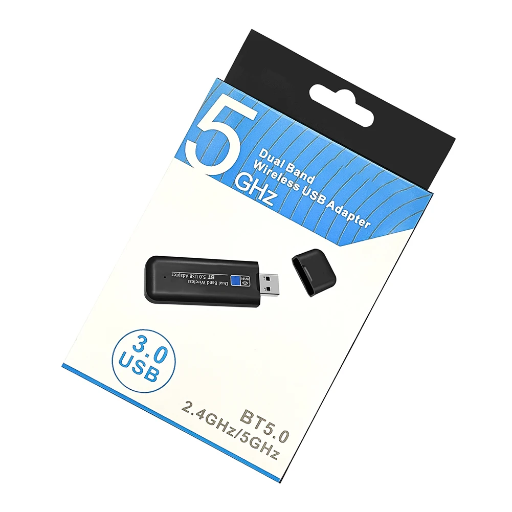 2.4/5 ghz Dual Band USB WiFi Adapteris Nemokamai Ratai 