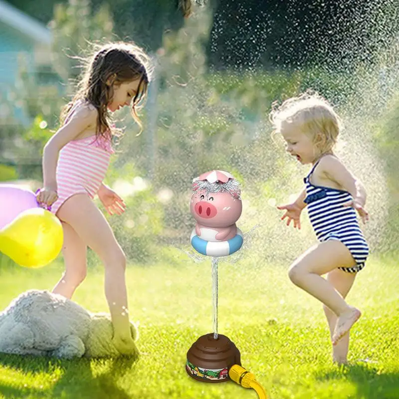 Purkštuvų Vaikams Sukasi Vandens Purkštuvų Žaislai Vaikams Hidraulinis Liftas Mielas Purkštuvų Rožinė Kiaulė Formos Vandens Žaislai Sodas