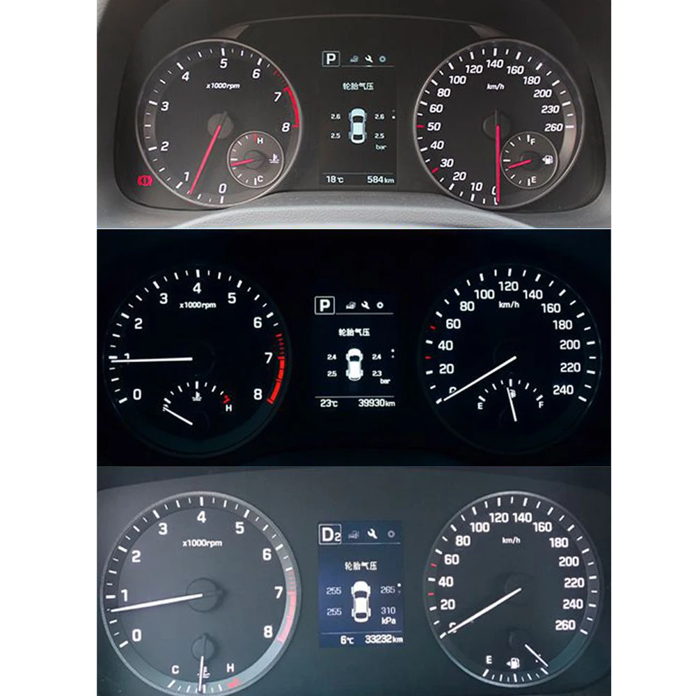 Automobilio OBD TPMS padangų slėgio stebėjimo 433MHz UŽ hyundai Sonata 9 2015-2019 ix35 2018 Elantra 2016-2018 Tucson 2019