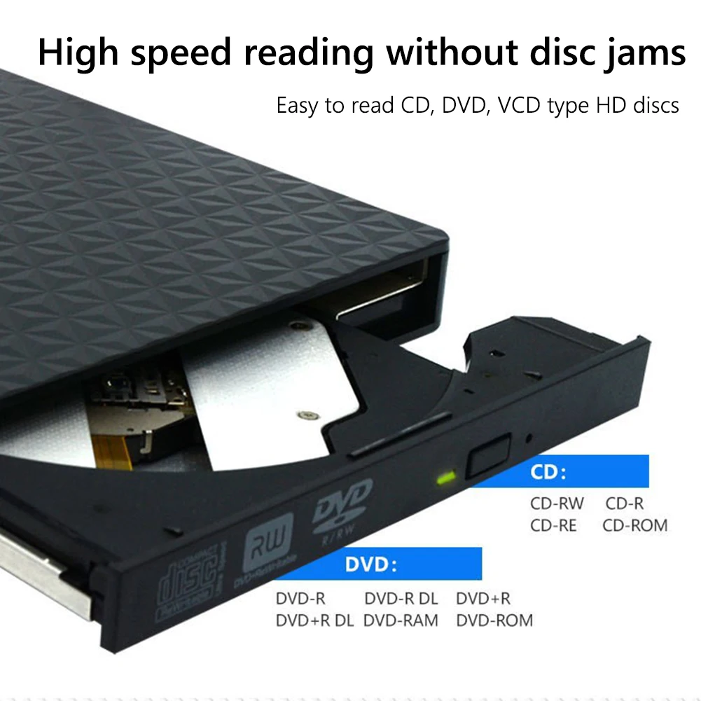 USB Tipo C Išorės DVD Skaitytuvas CD įrašymo įrenginį DVD-ROM, CD ROM Optinių Diskų įrenginį, skirtą 