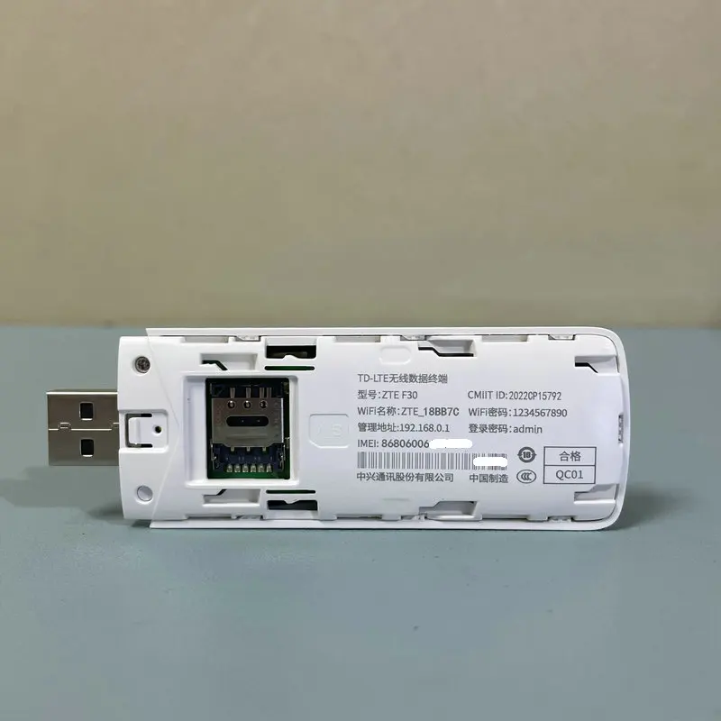 Atrakinti ZTE F30 USB WIF Dongle 150 Mbps Wireless Router 4G LTE Modemą Kišenėje Hotspot Tinklo plokštė
